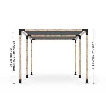 Toja Grid Double Pergola _12x22_graphite _12x22_crimson _12x22_denim _12x22_white