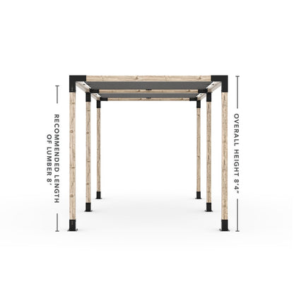 Toja Grid Double Pergola _8x16_graphite _8x16_crimson _8x16_denim _8x16_white