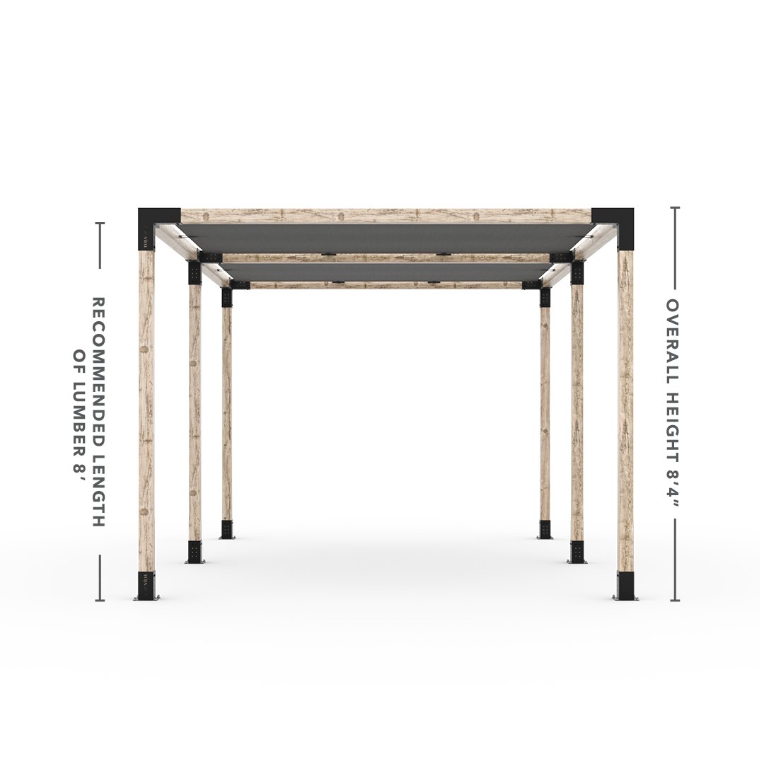 Toja Grid Double Pergola _10x22_graphite _10x22_crimson _10x22_denim _10x22_white