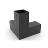 TRIO 3 Arm Pergola Corner Bracket for 6x6 Wood Posts | 2 Pack